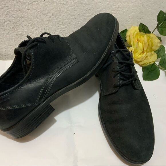 ECCO Mens Dress Shoes Black Leather Lace Up Dress Shoes EU 45 USA 11 main image 11